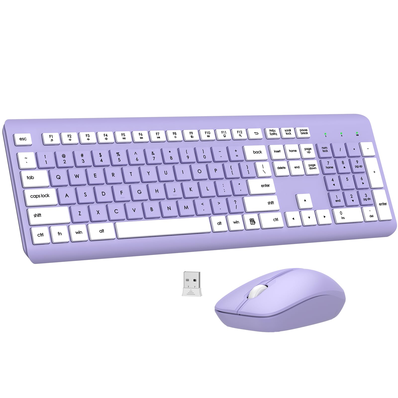 Amazon.com: Wireless Keyboard and Mouse Combo, Full-Size Silent